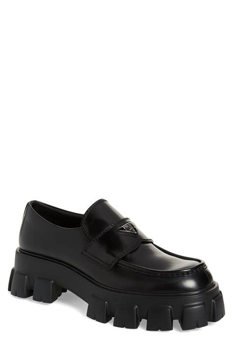 prada red soal mens shoes|prada sole loafers men.